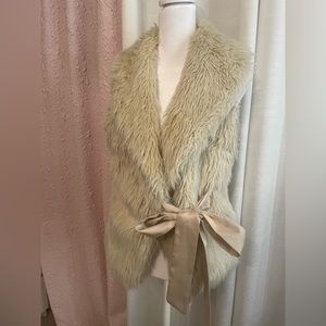 Womens fur vest